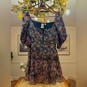 Floral Puff Sleeve Dress